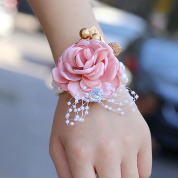 Elegant Pink Rose Corsage